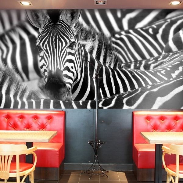 Wandbild Zebras