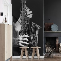Fototapete Jazz-Saxophon